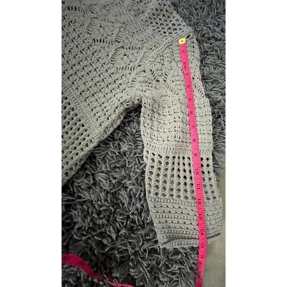 J. Jill Crochet Knit Sweater - Picture 7 of 8